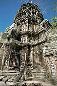 Ta Prohm temple - the south-west courtyard within the third and second enclosure